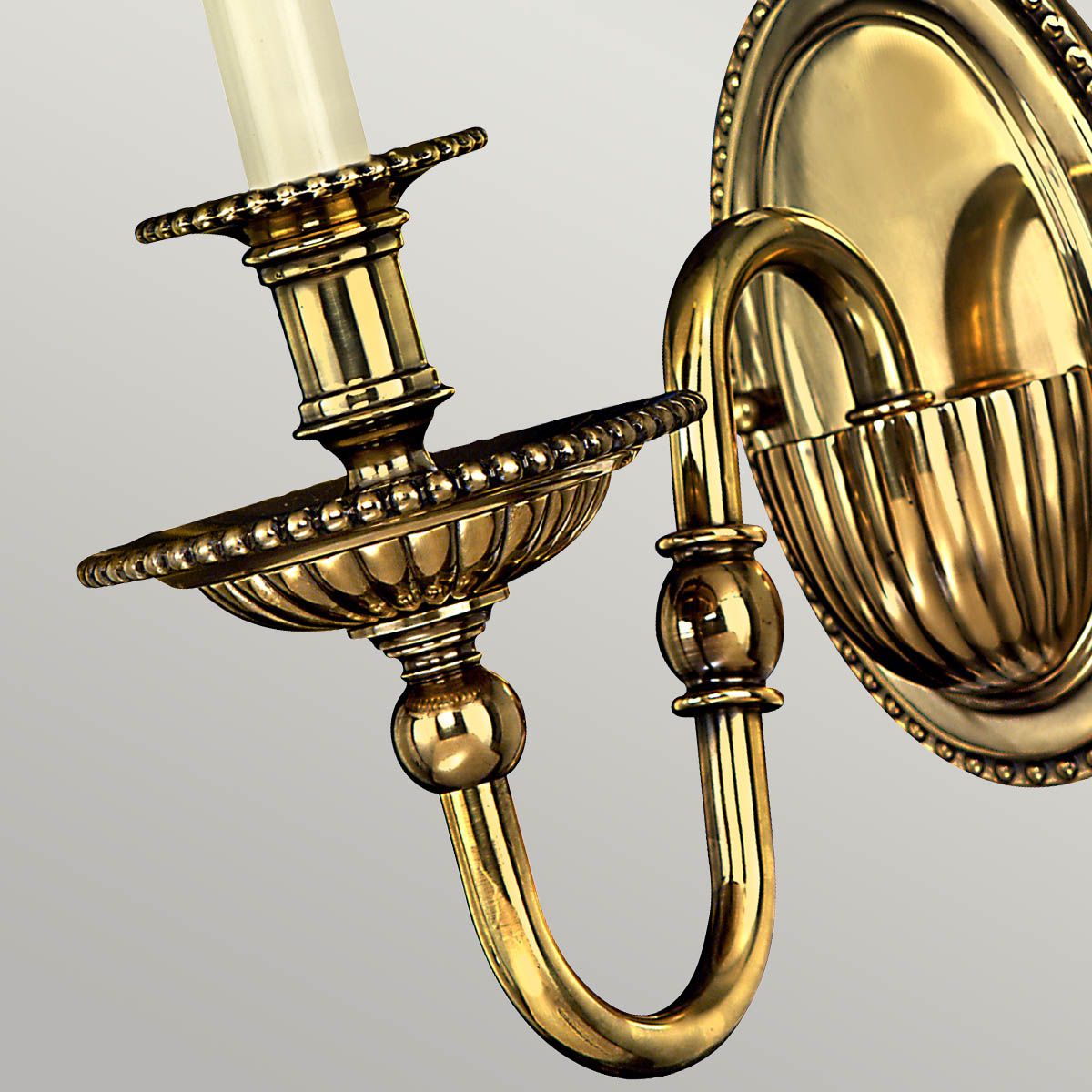 Cambridge Light Wall Light in Burnished Brass