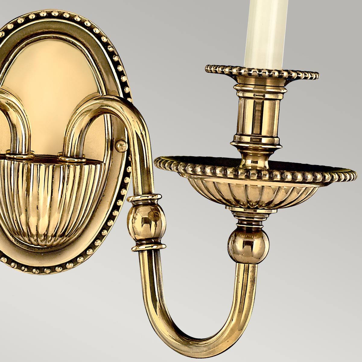 Cambridge In Light Wall Light In Burnished Brass
