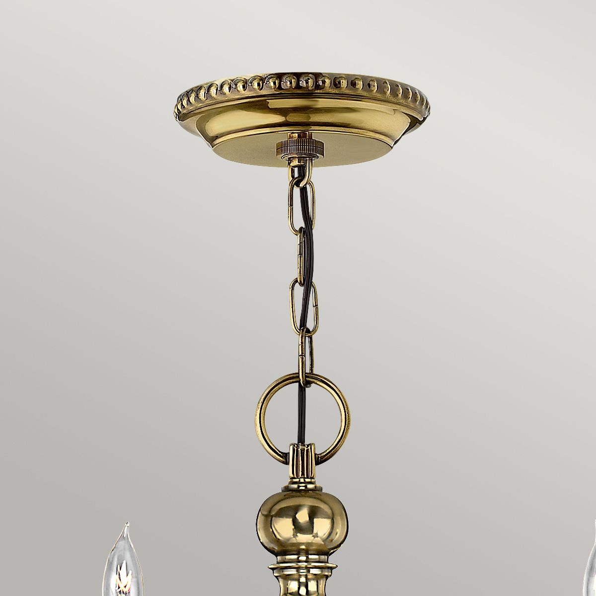 Cambridge In Light Chandelier In Burnished Brass