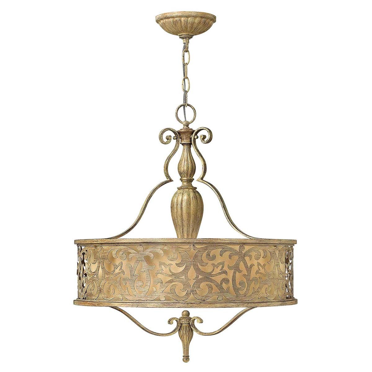 Carabel Light Pendant Chandelier in Brushed Champagne