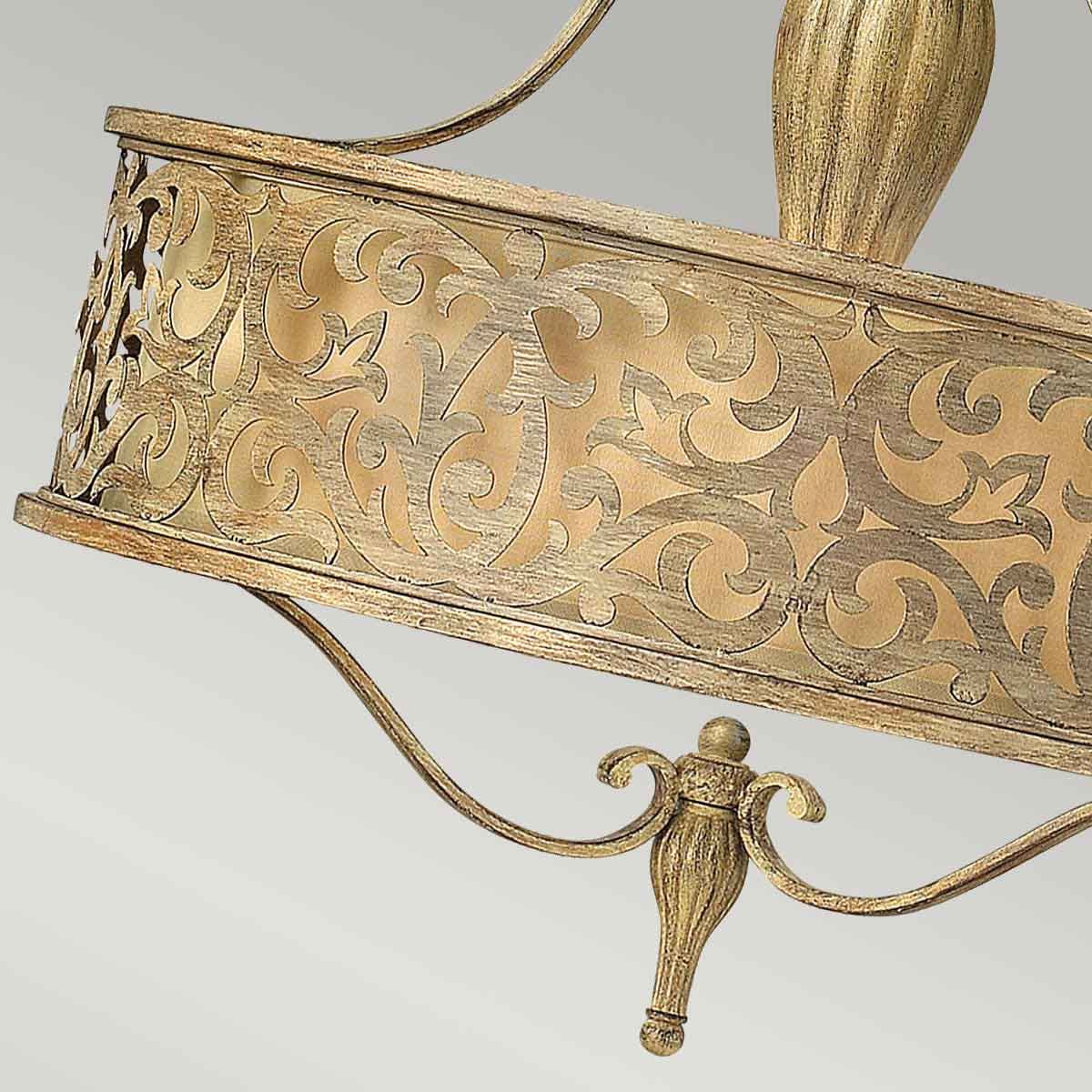 Carabel Light Pendant Chandelier in Brushed Champagne