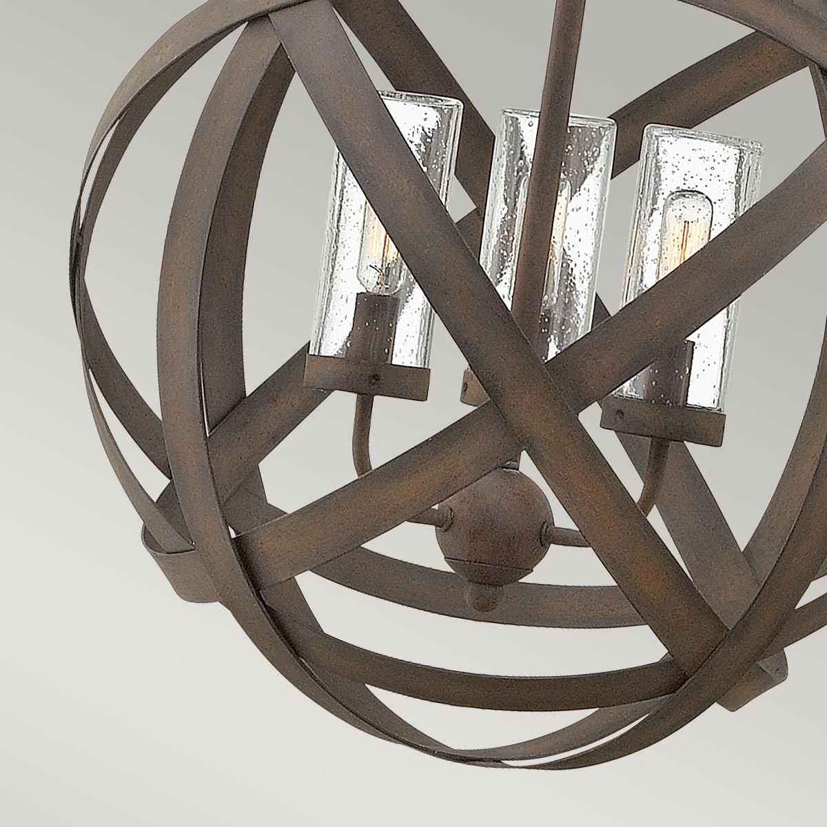 Carson In Light Outdoor Chandelier In Vintage Iron