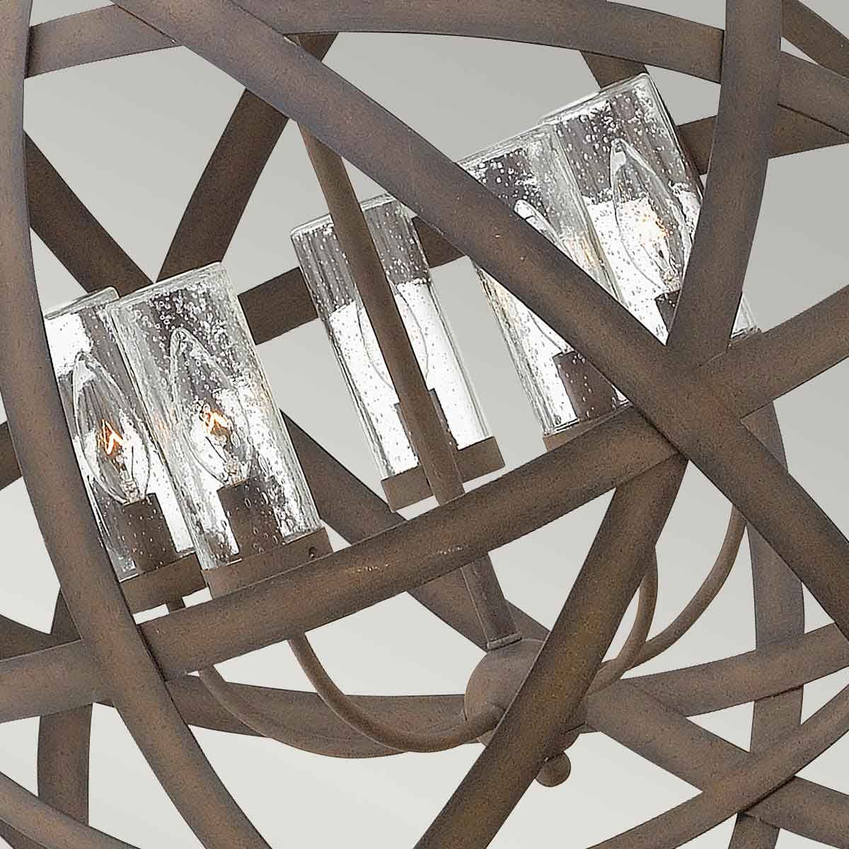 Carson In Vintage Iron Outdoor Chandelier