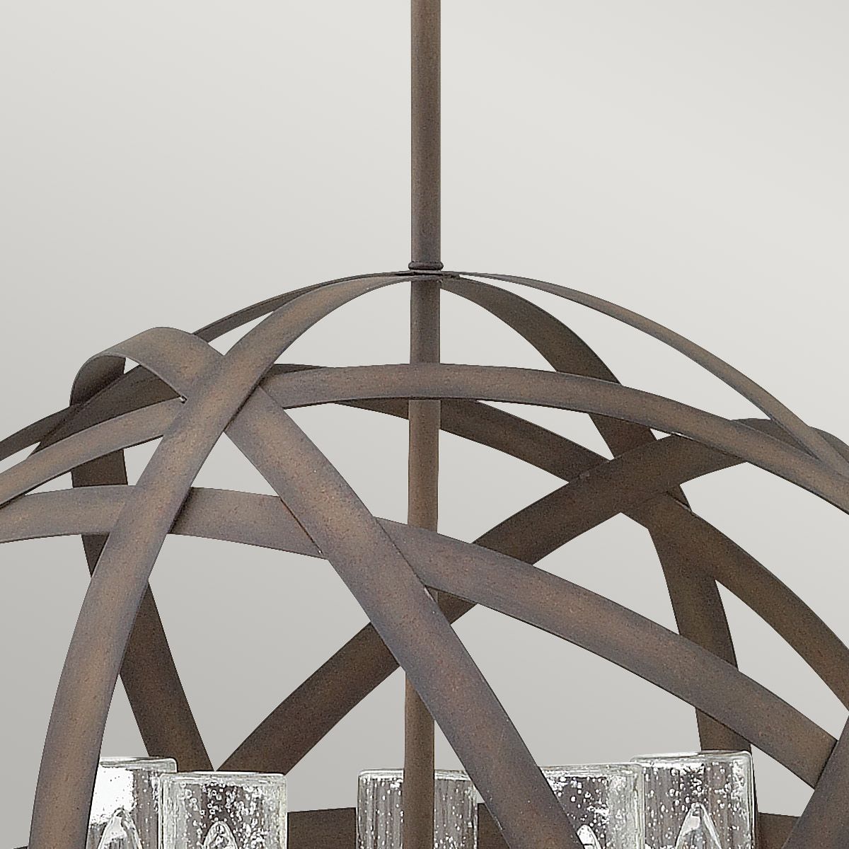 Carson In Vintage Iron Outdoor Chandelier