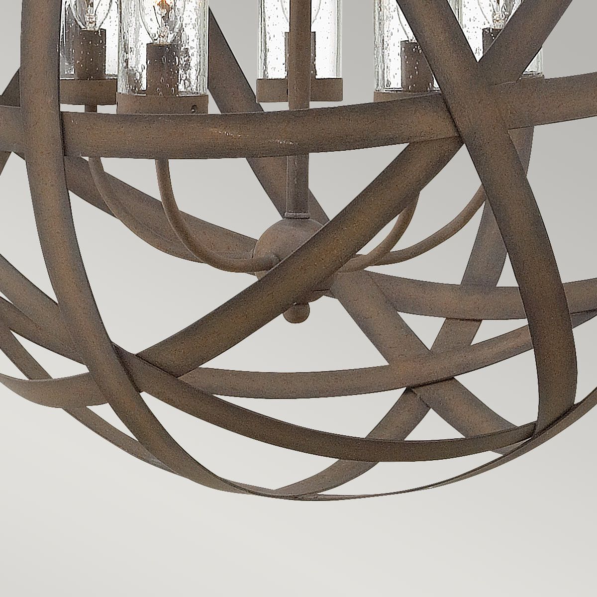 Carson In Vintage Iron Outdoor Chandelier