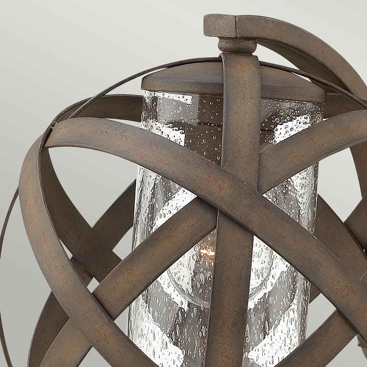 Carson Light Small Wall Lantern in Vintage Iron