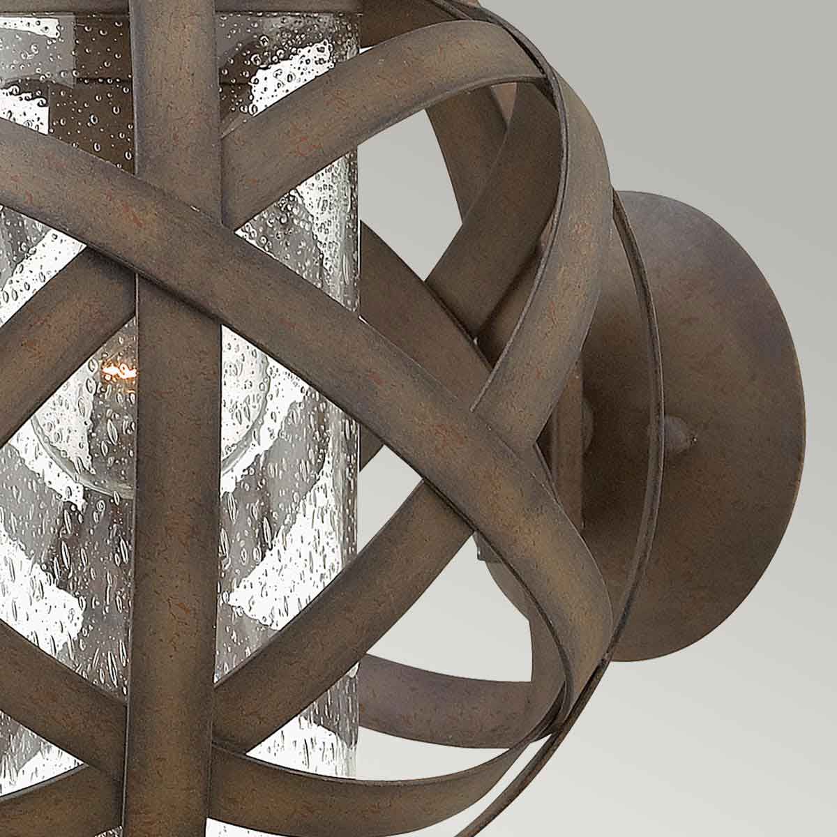 Carson Light Small Wall Lantern in Vintage Iron