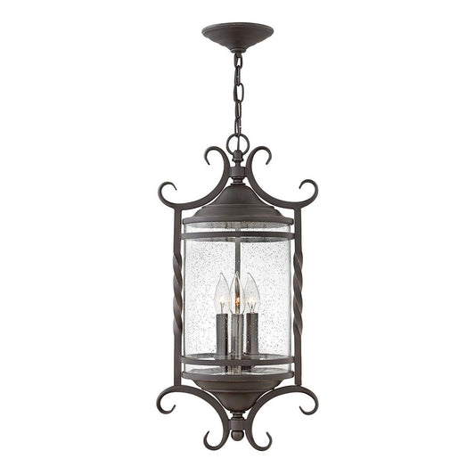 Casa Light Chain Lantern in Olde Black