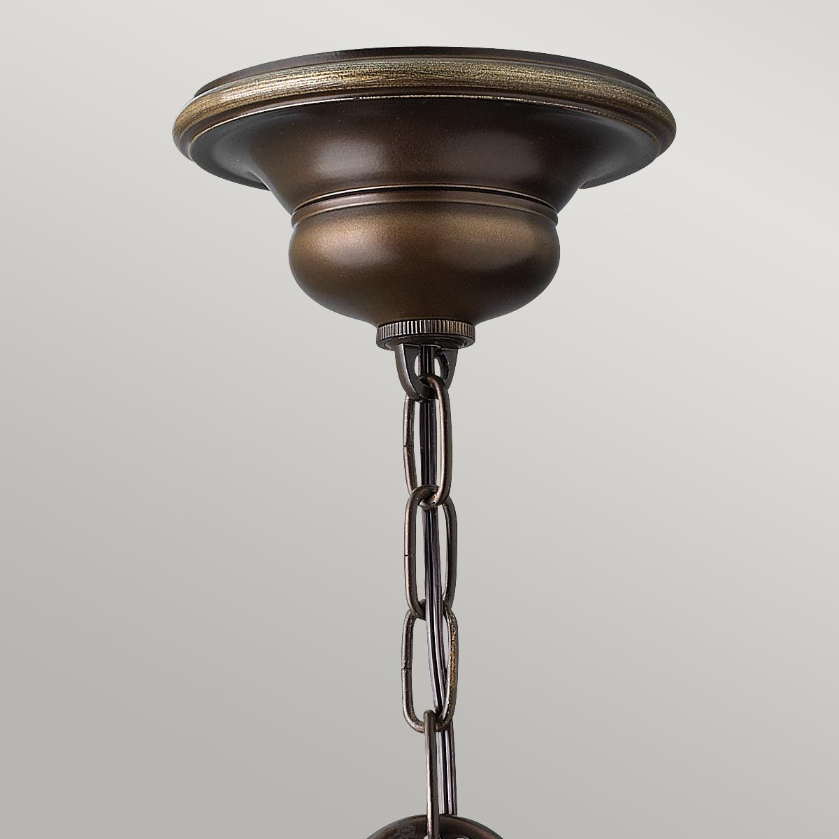 Cello Light Chandelier in Antique Bronze
