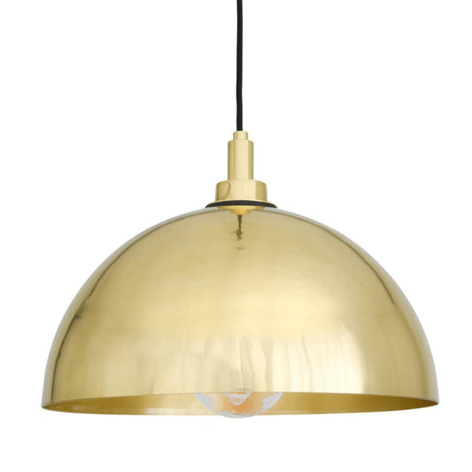 Hydra Brass Dome Pendant Light 30cm IP65