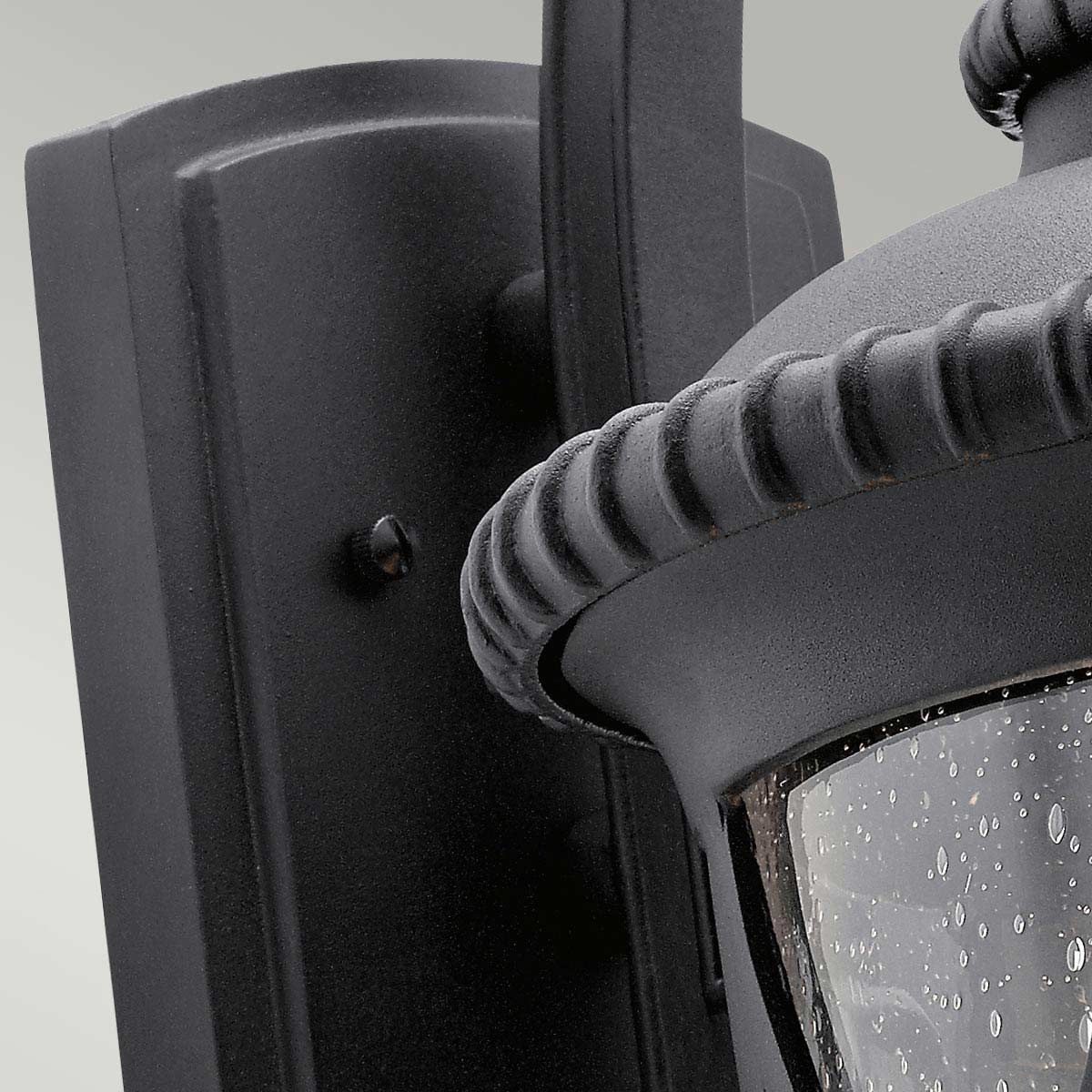 Admirals Cove Light Large Wall Lantern in Textured Black