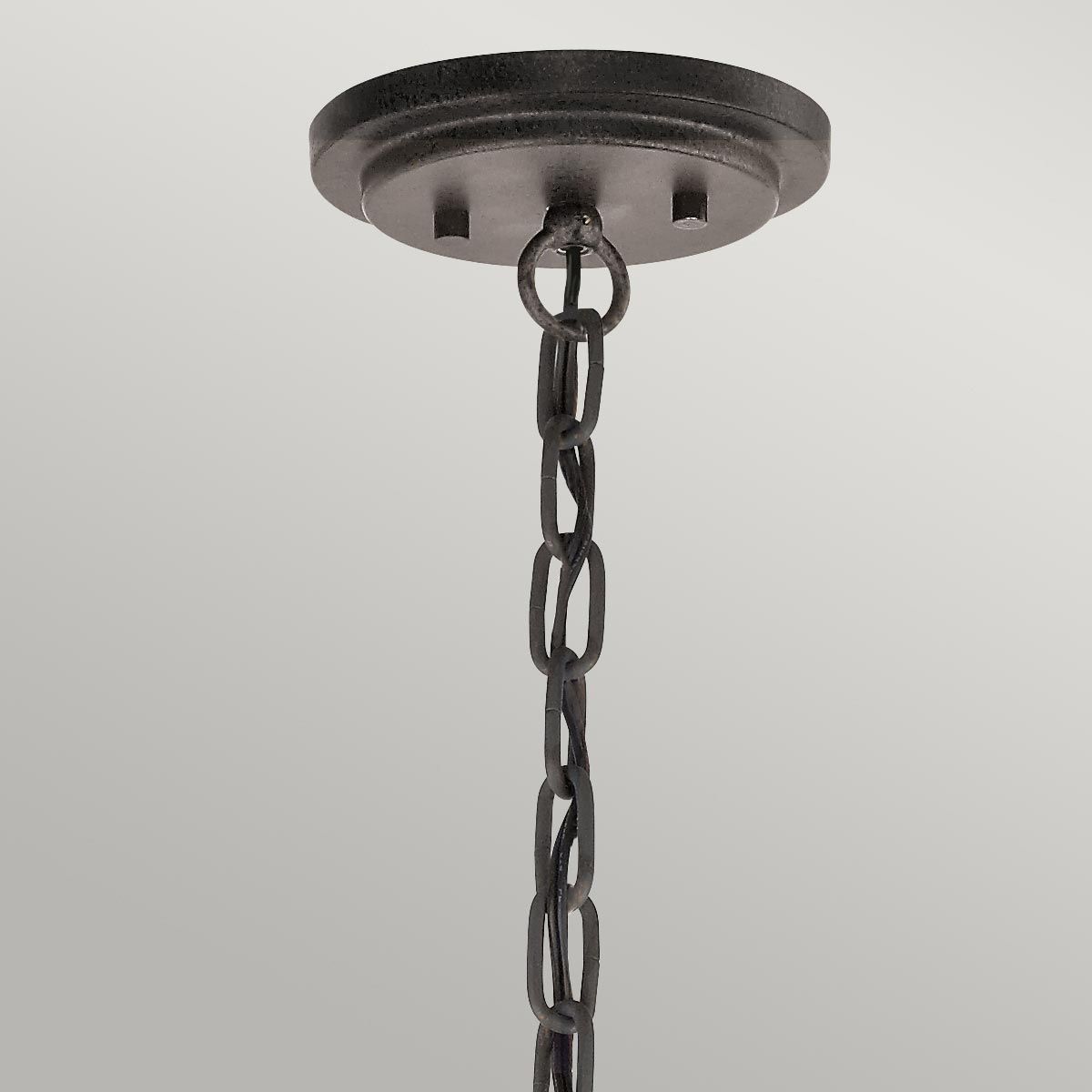 Ahrendale Light Duo Mount Chandelier in Anvil Iron