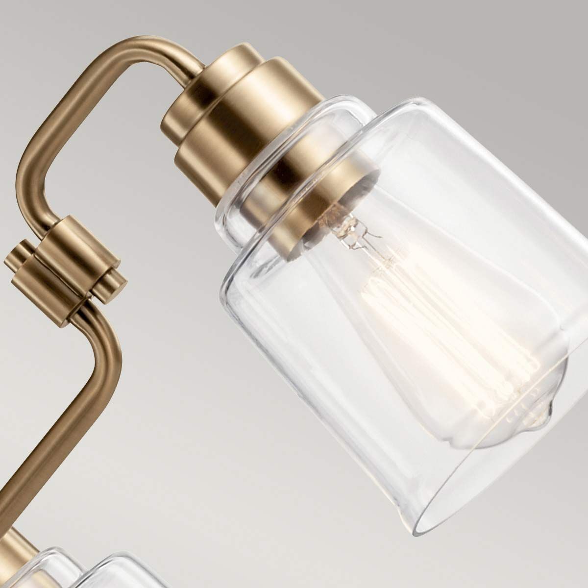 Aivian Light Chandelier in Weathered Brass