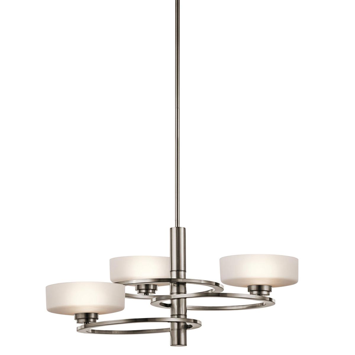 Aleeka Light Chandelier in Classic Pewter
