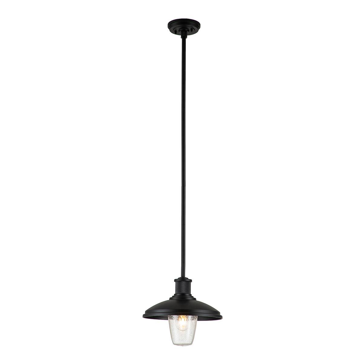Allenbury Light Outdoor Pendant in Textured Black