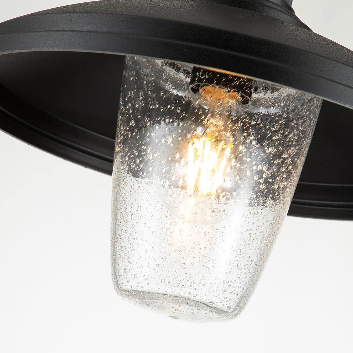 Allenbury Light Outdoor Pendant in Textured Black