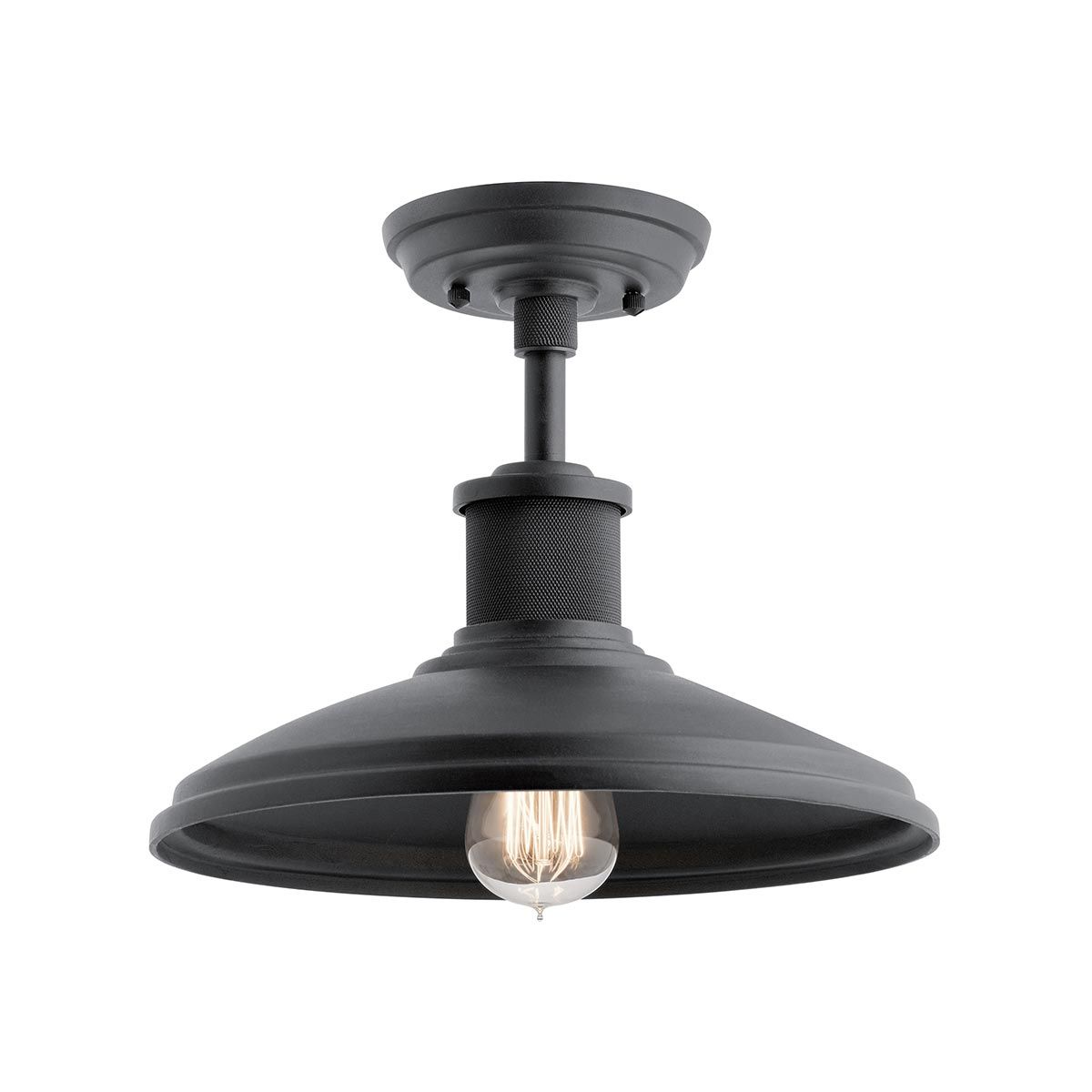 Allenbury Light Outdoor Pendant in Textured Black