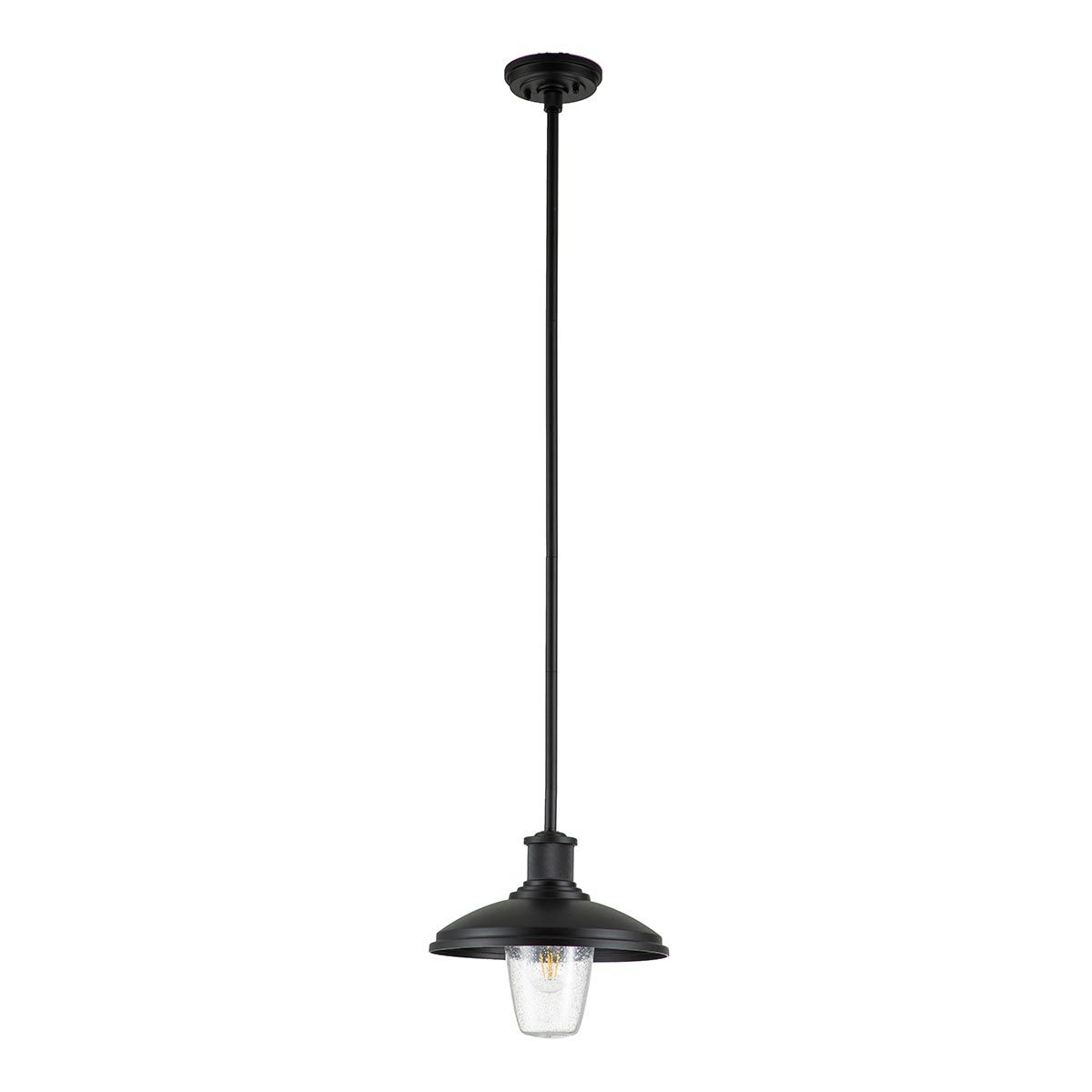Allenbury Light Outdoor Pendant in Textured Black