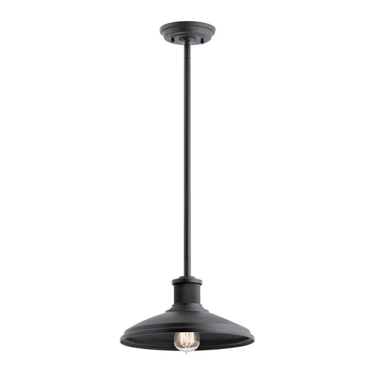 Allenbury Light Outdoor Pendant in Textured Black