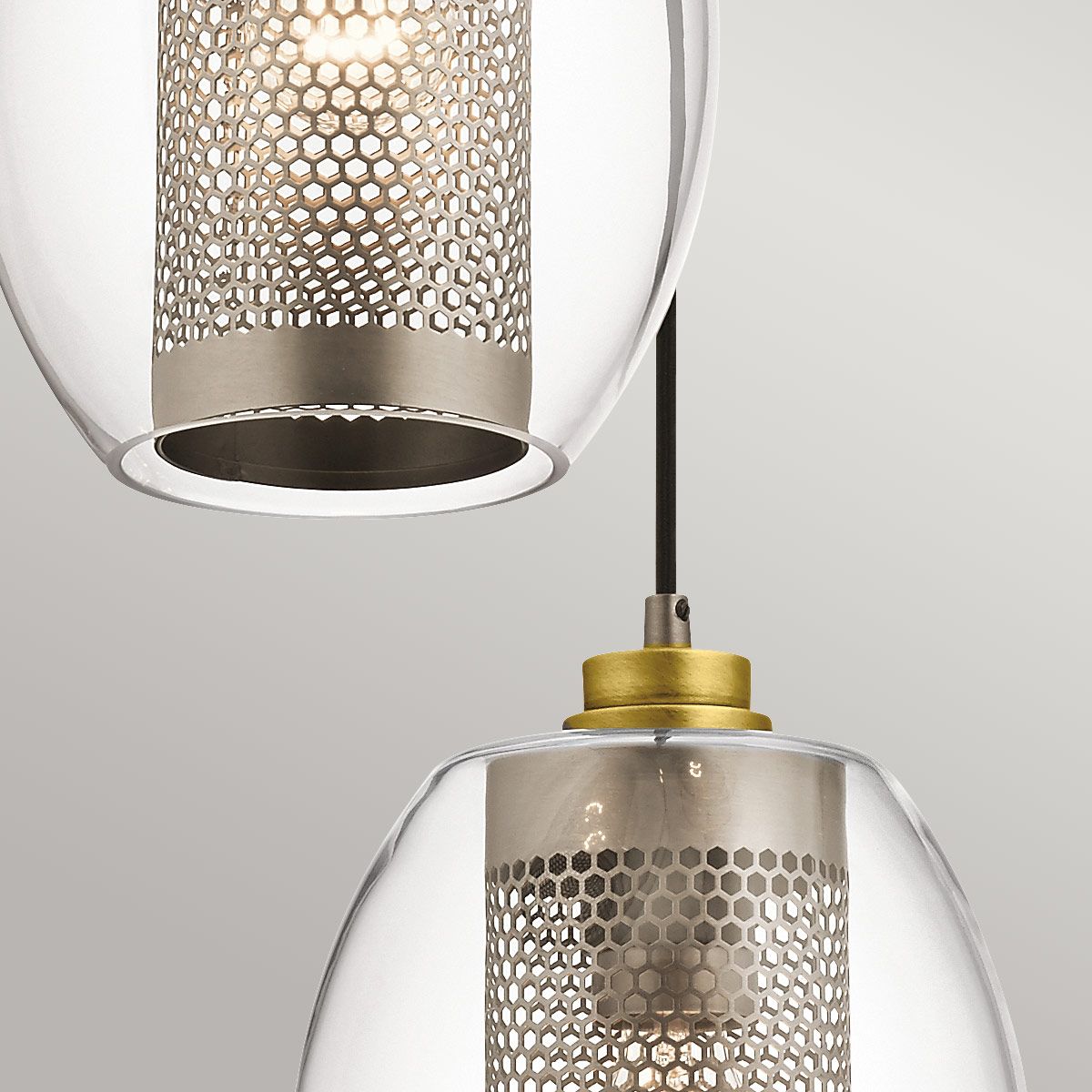 Asher Light Pendant Circle in Antique Pewter