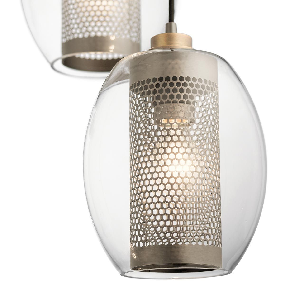 Asher Light Mini Pendant in Antique Pewter
