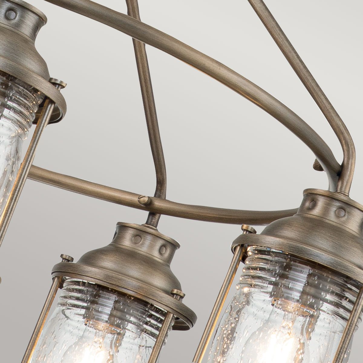 Ashland Bay Light Outdoor Chandelier in Burnished Bronze