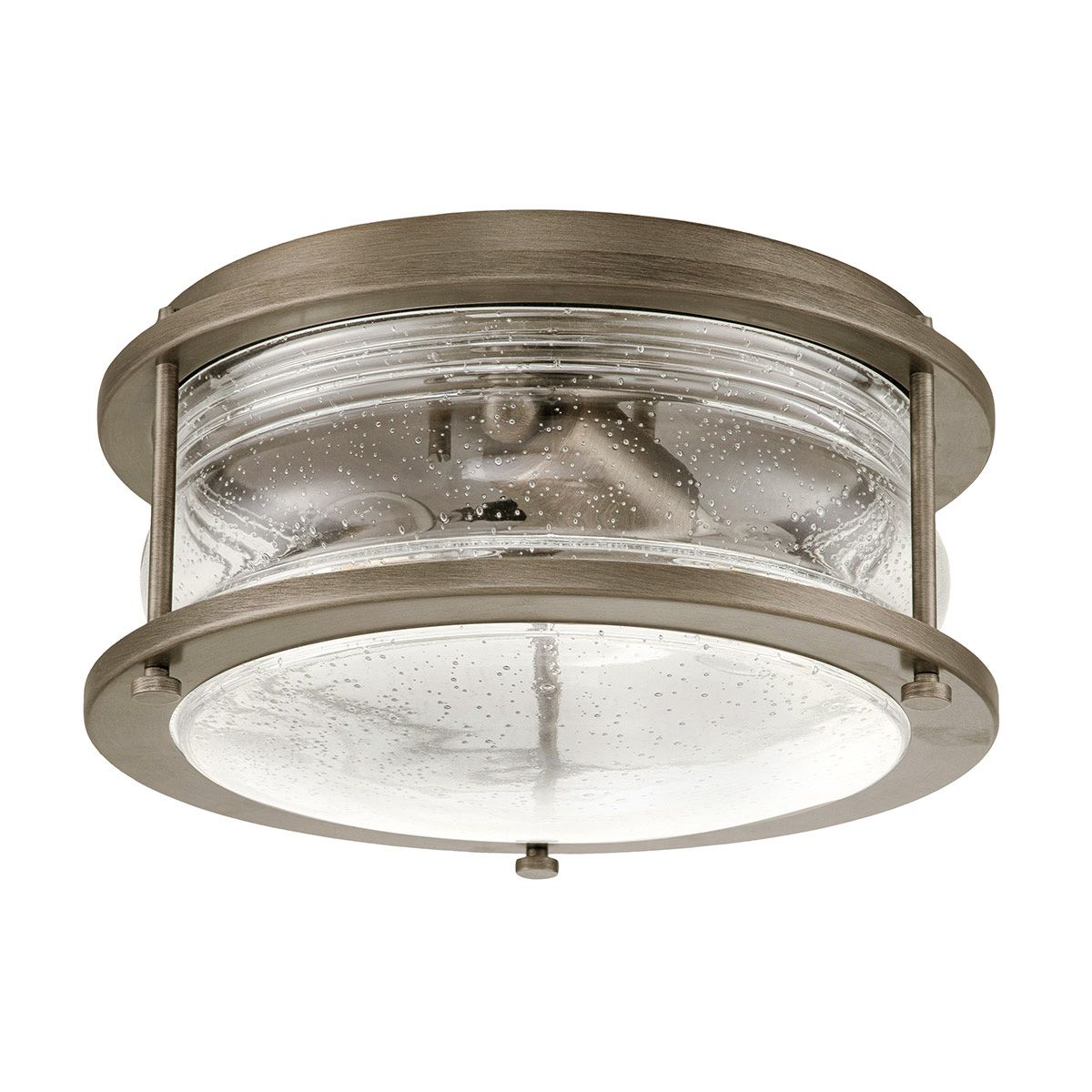 Ashland Bay Light Outdoor Ceiling Flush in Burnished Bronze