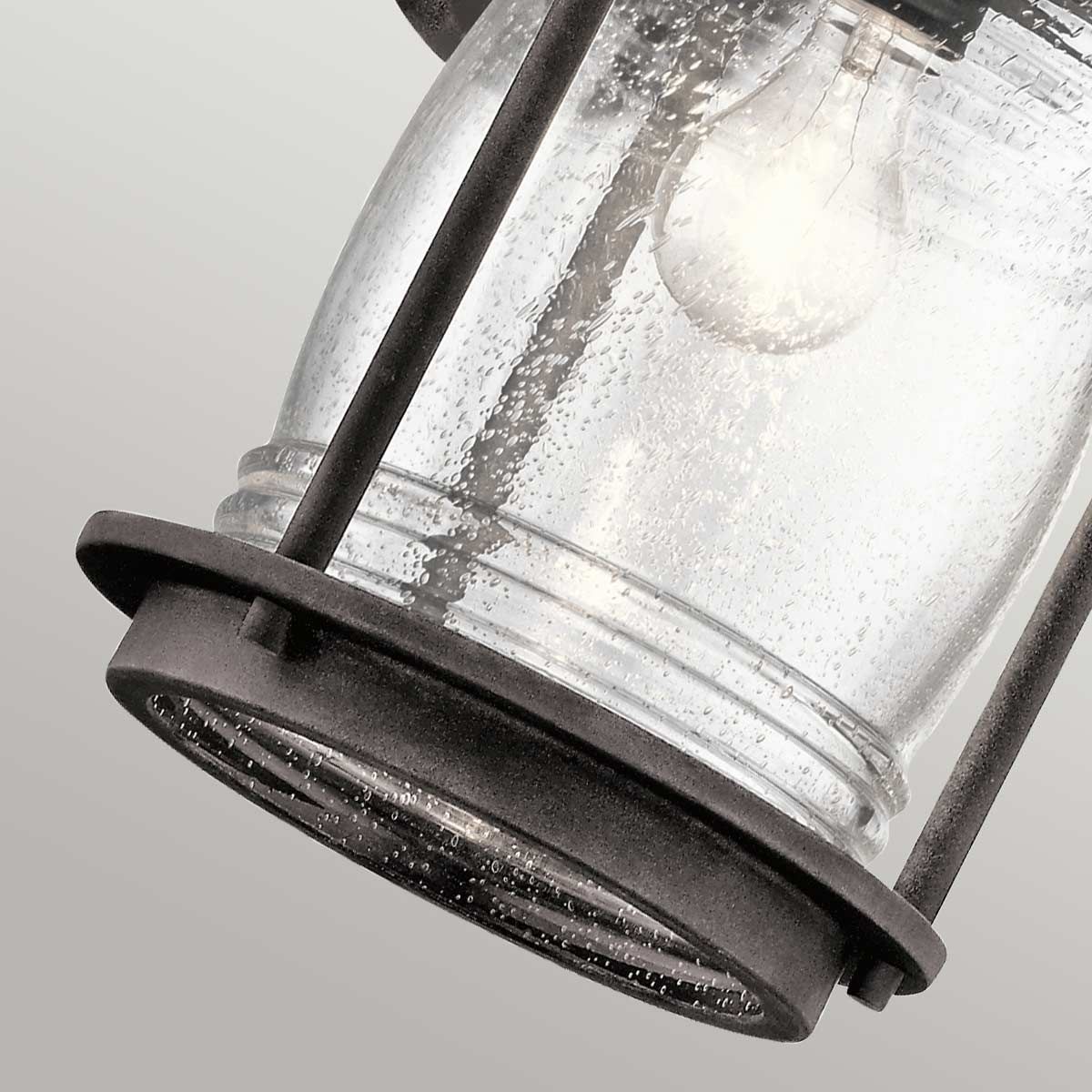 Ashland Bay Light Large Wall Lantern in Weathered Zinc