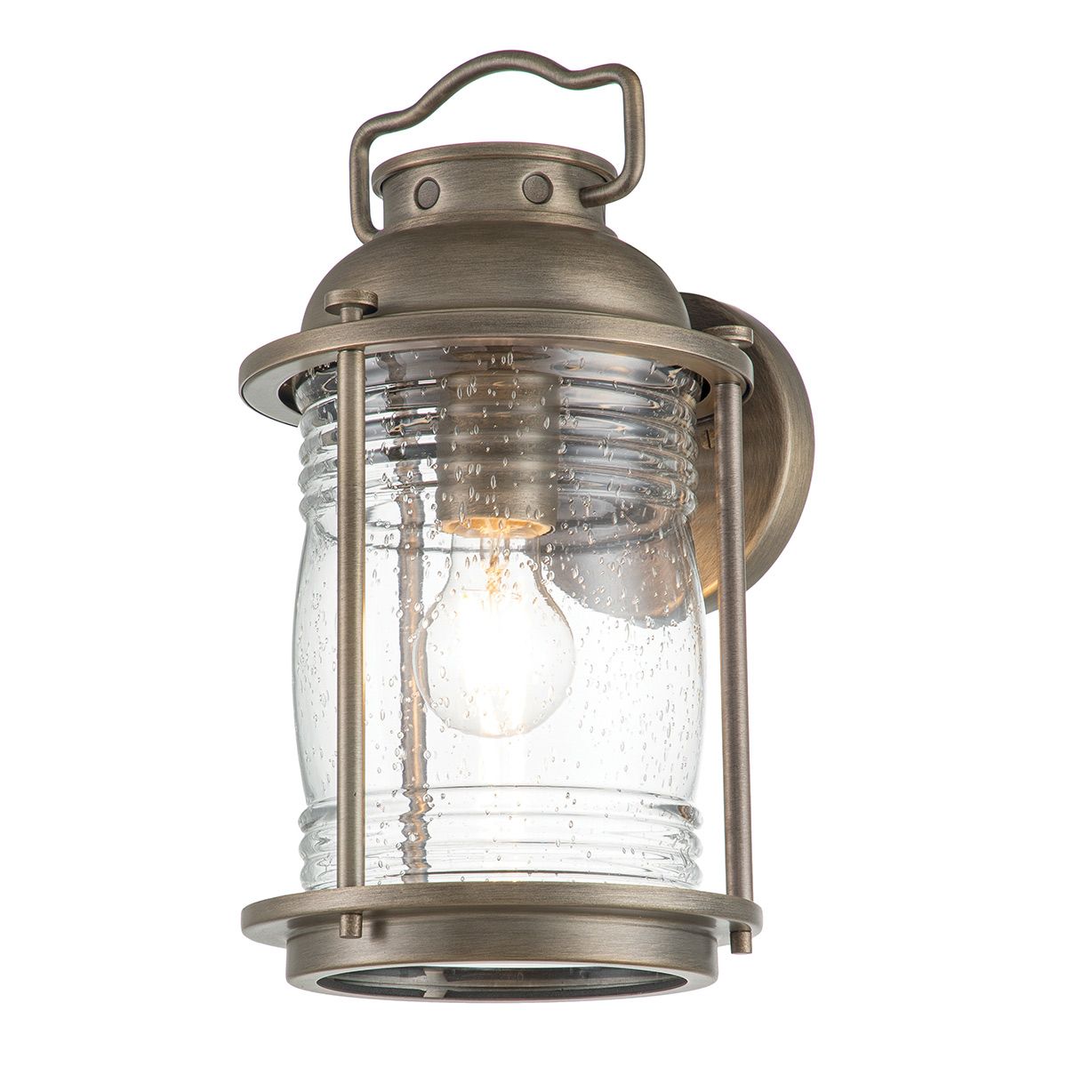 Ashland Bay Light Medium Wall Lantern in Burnished Bronze