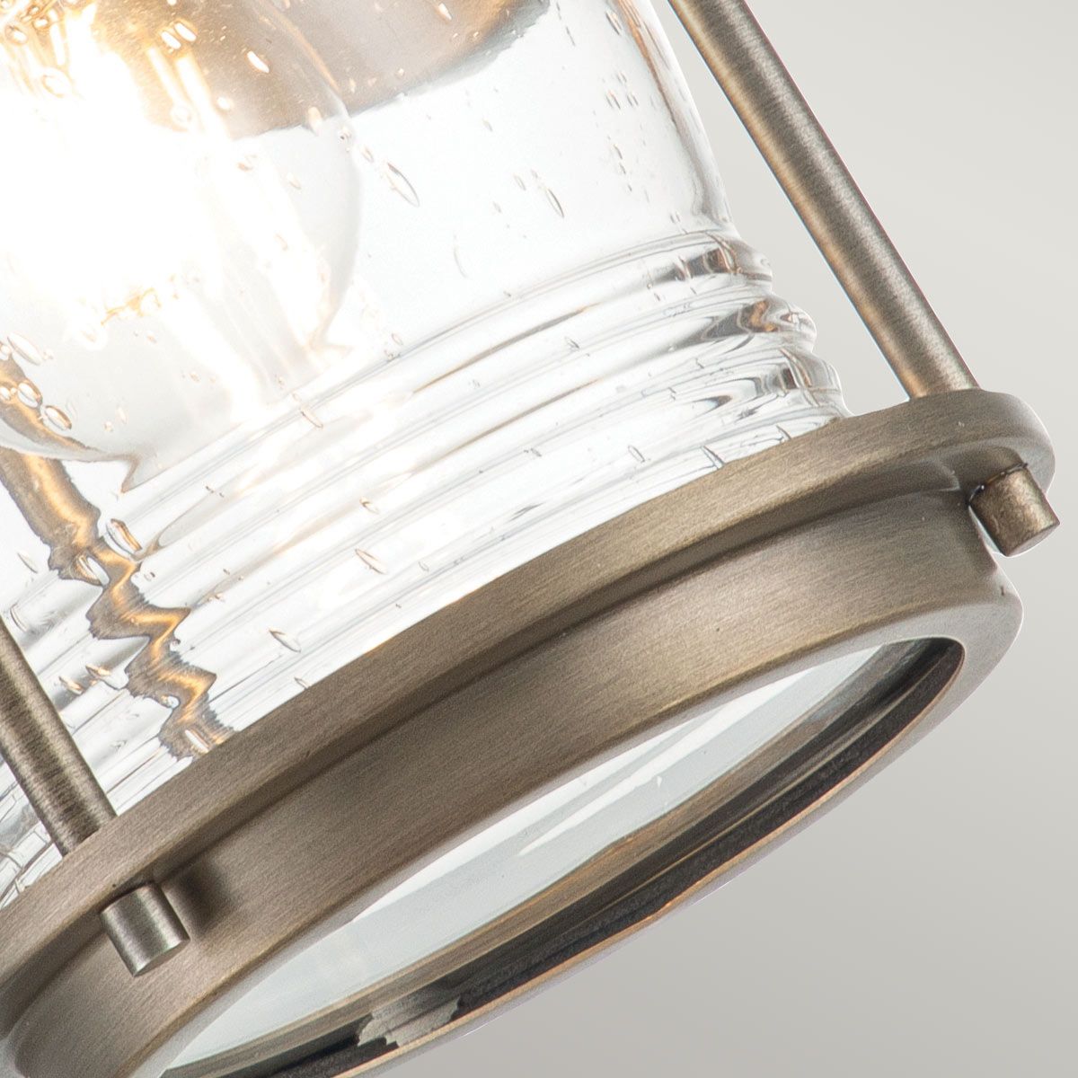 Ashland Bay Light Small Wall Lantern in Burnished Bronze