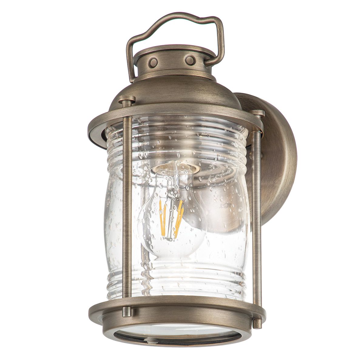 Ashland Bay Light Small Wall Lantern in Burnished Bronze