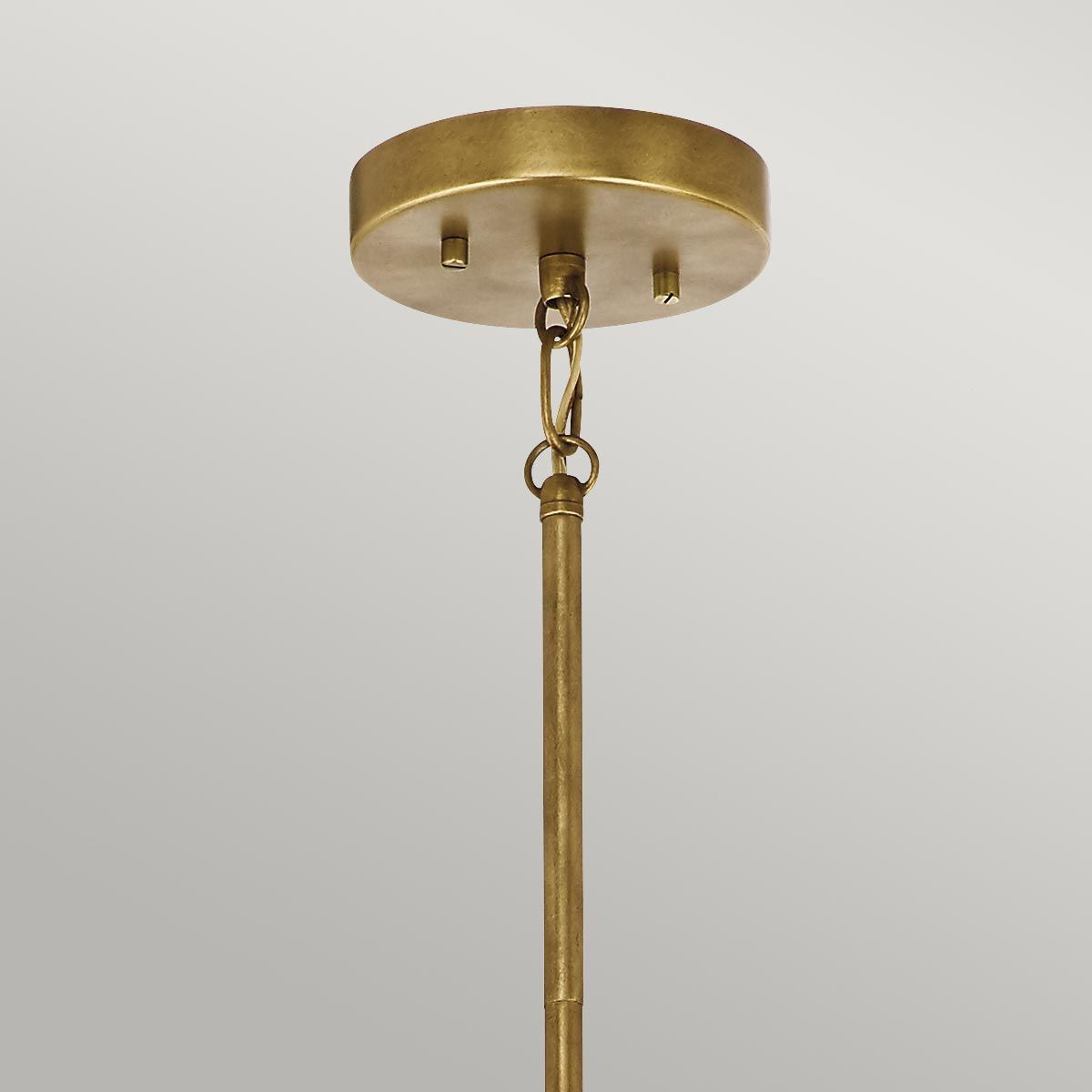 Aster Light Pendant in Natural Brass