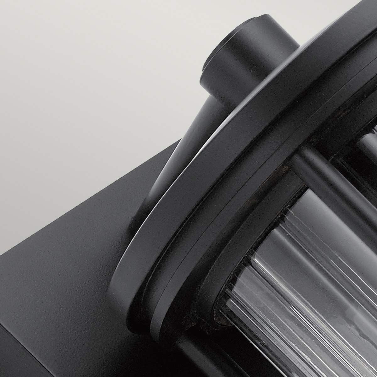 Barras in Light Small Wall Lantern in Black