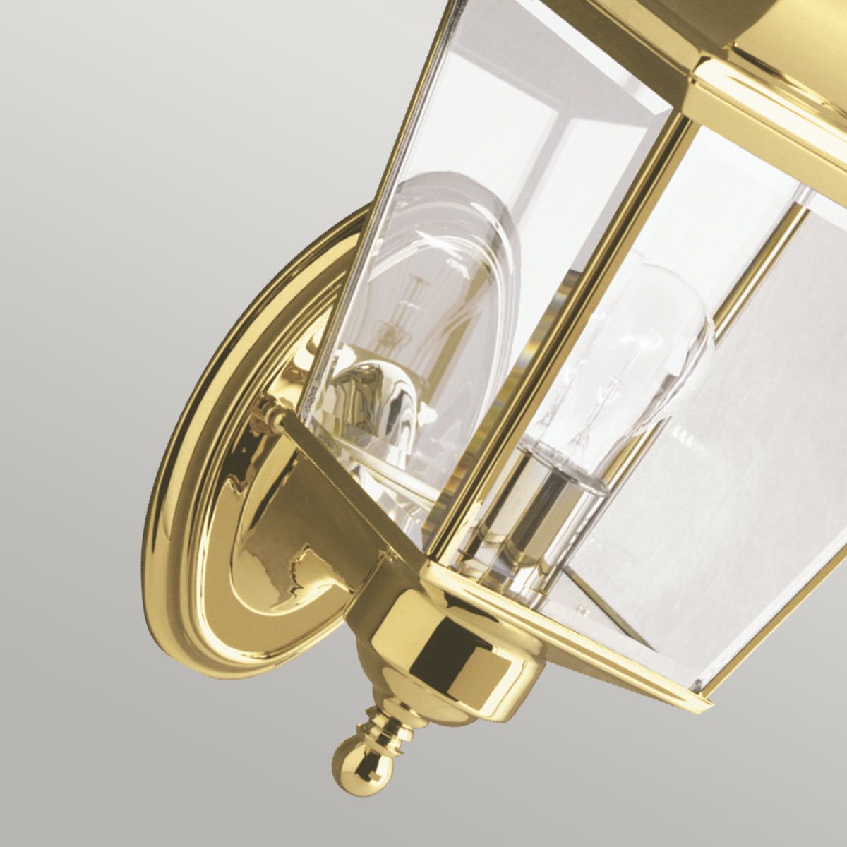 Bay Shore In Light Medium Outdoor Wall Light In Polished Brass