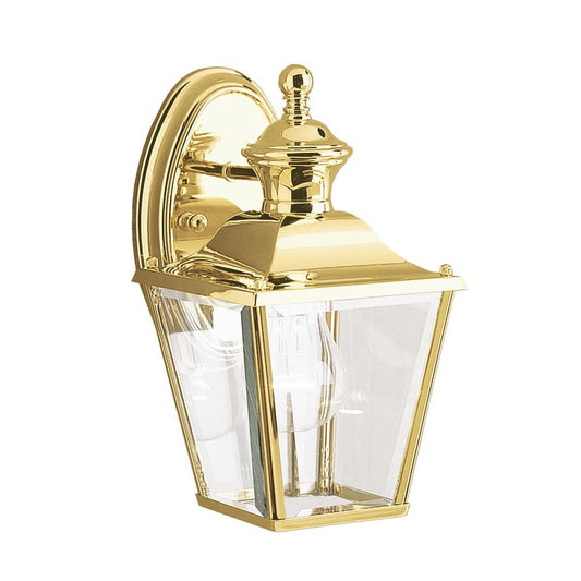 Bay Shore Light Small Outdoor Wall Light in Polished Brass