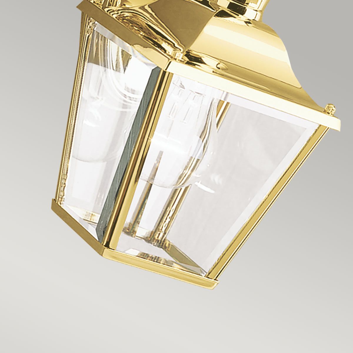 Bay Shore Light Small Outdoor Wall Light in Polished Brass
