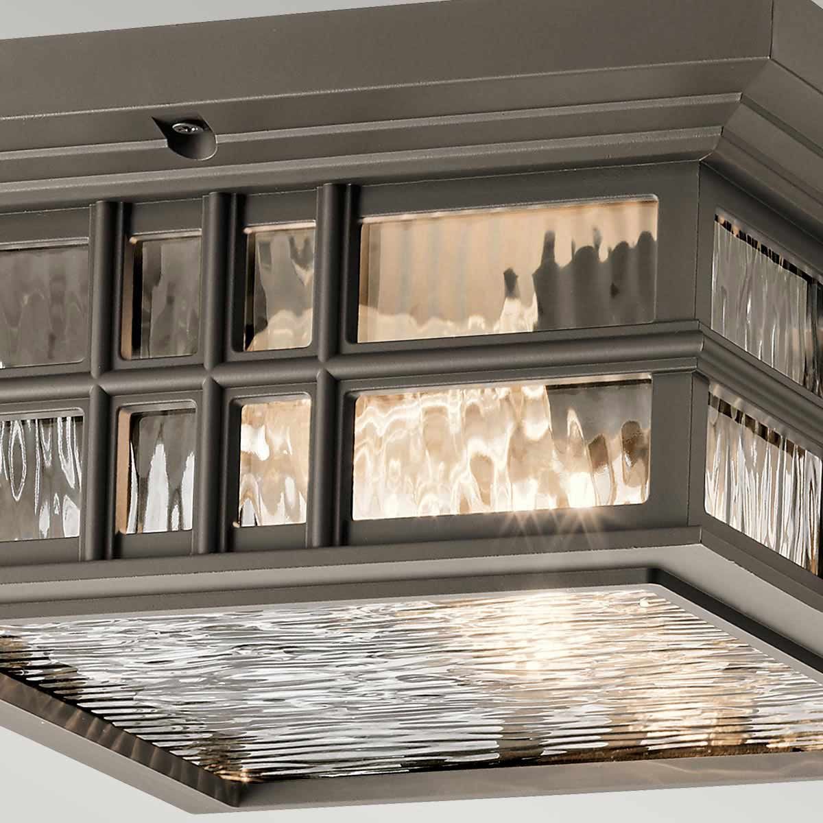 Beacon Square Light Flush in Olde Bronze