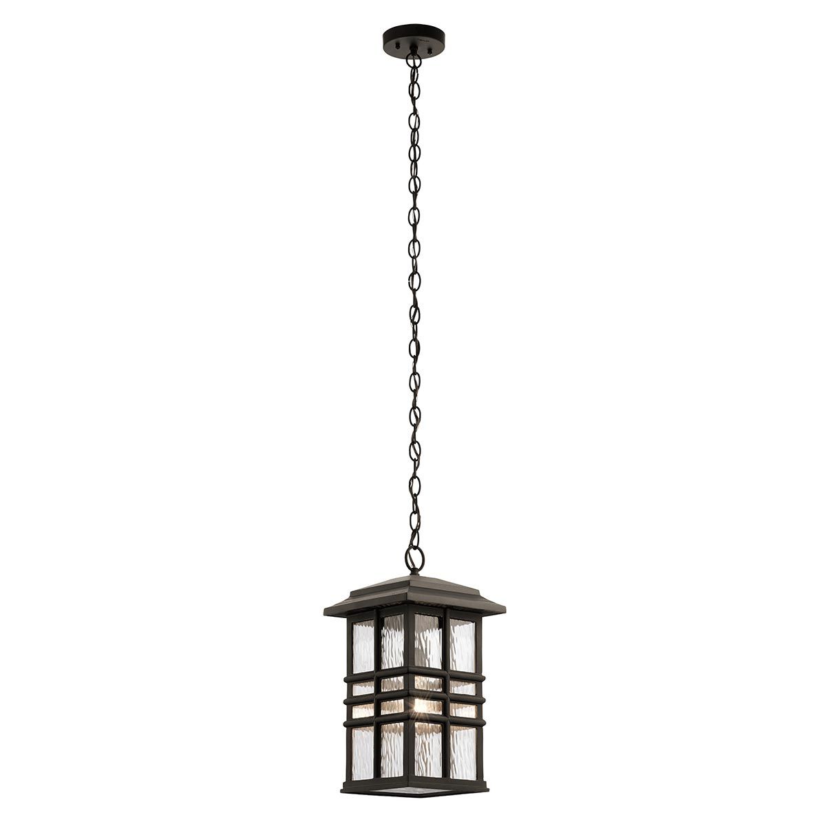 Beacon Square Light Chain Lantern in Olde Bronze