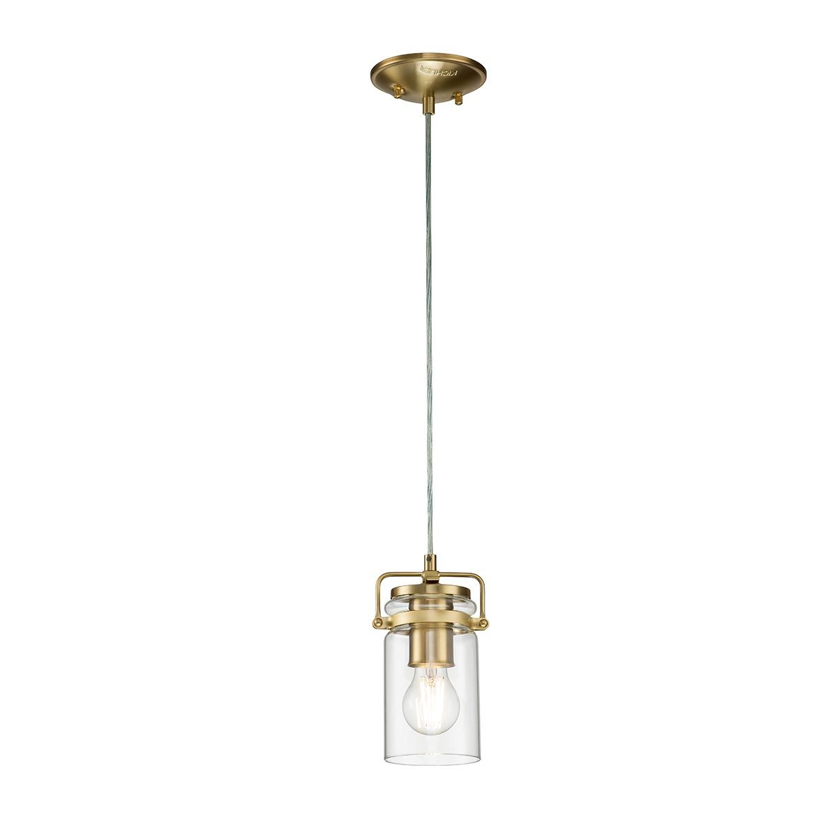Brinley Light Mini Pendant in Brushed Brass