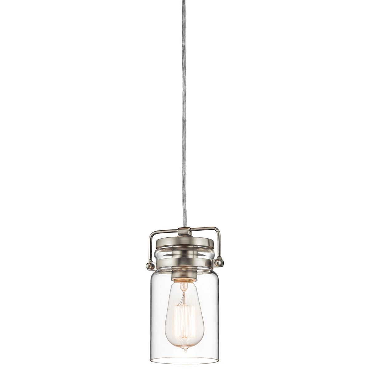Brinley Light Mini Pendant in Brushed Nickel