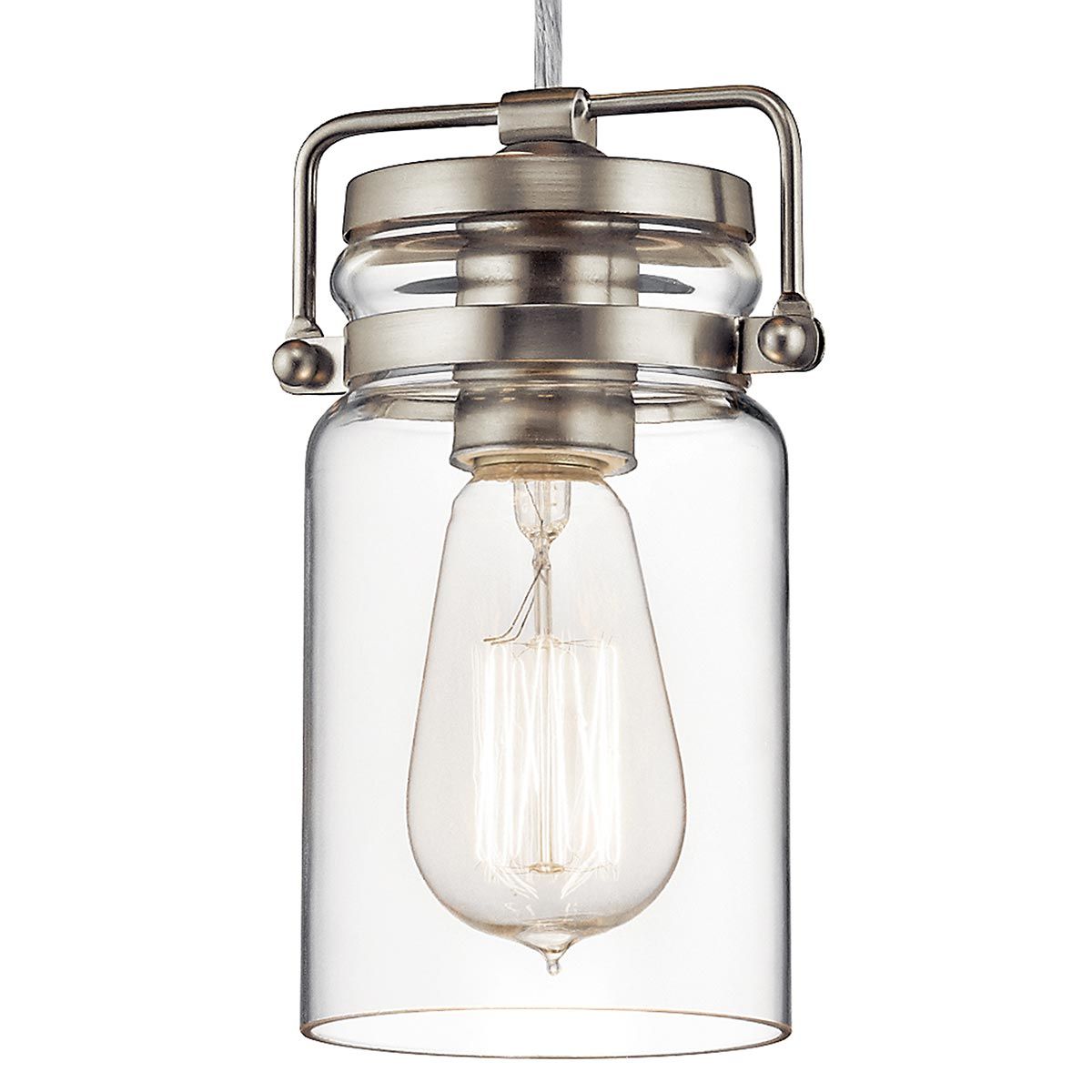 Brinley Light Mini Pendant in Brushed Nickel