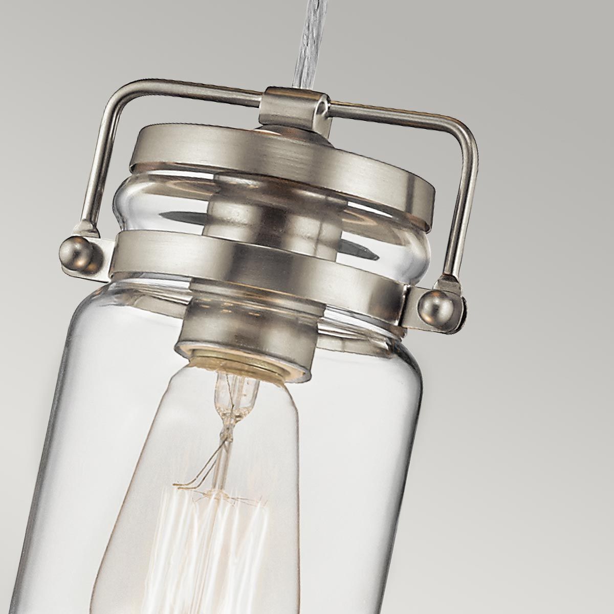 Brinley Light Mini Pendant in Brushed Nickel