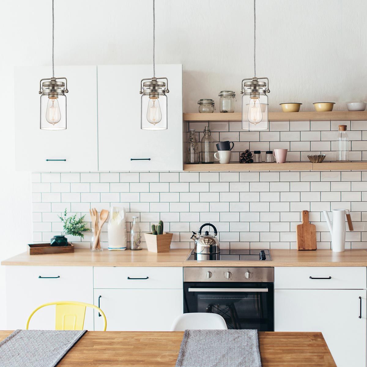 Brinley Light Mini Pendant in Brushed Nickel
