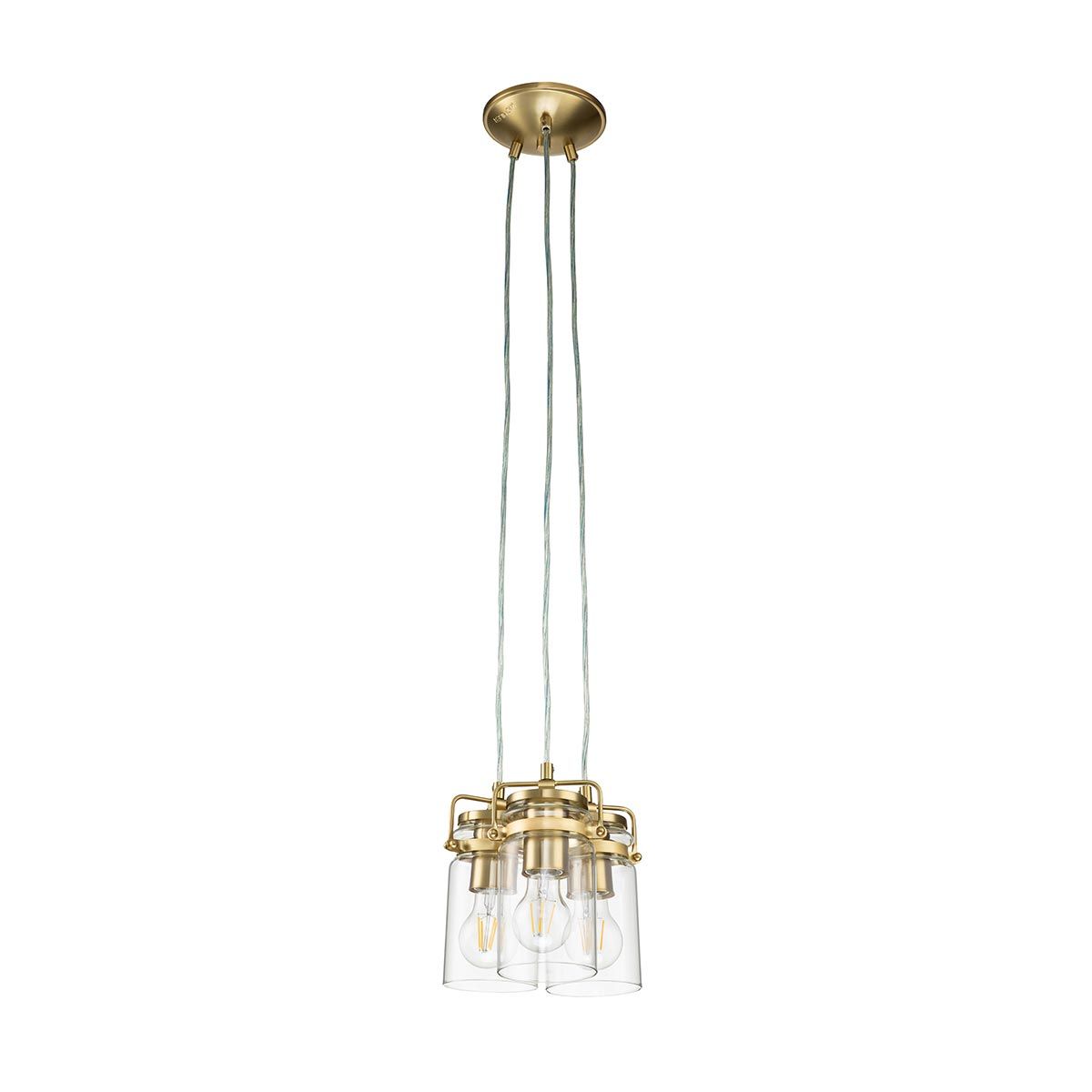 Brinley Light Pendant in Brushed Brass