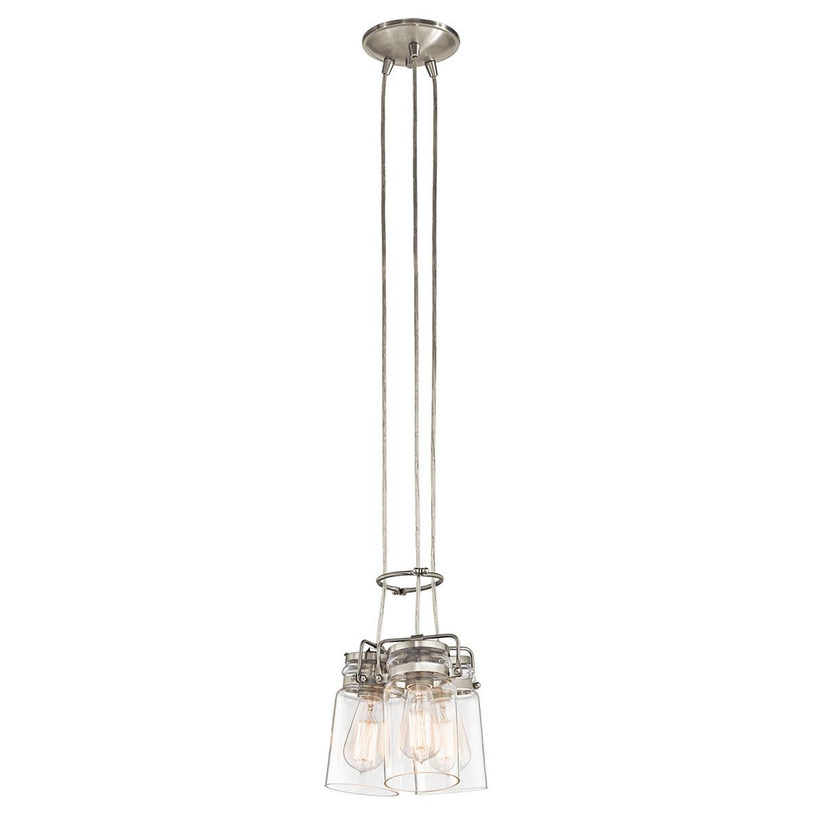 Brinley Light Pendant in Brushed Nickel