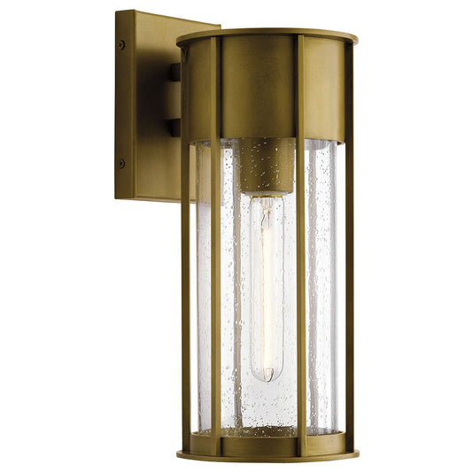 Camillo Medium Wall Lantern in Painted Natural Brass
