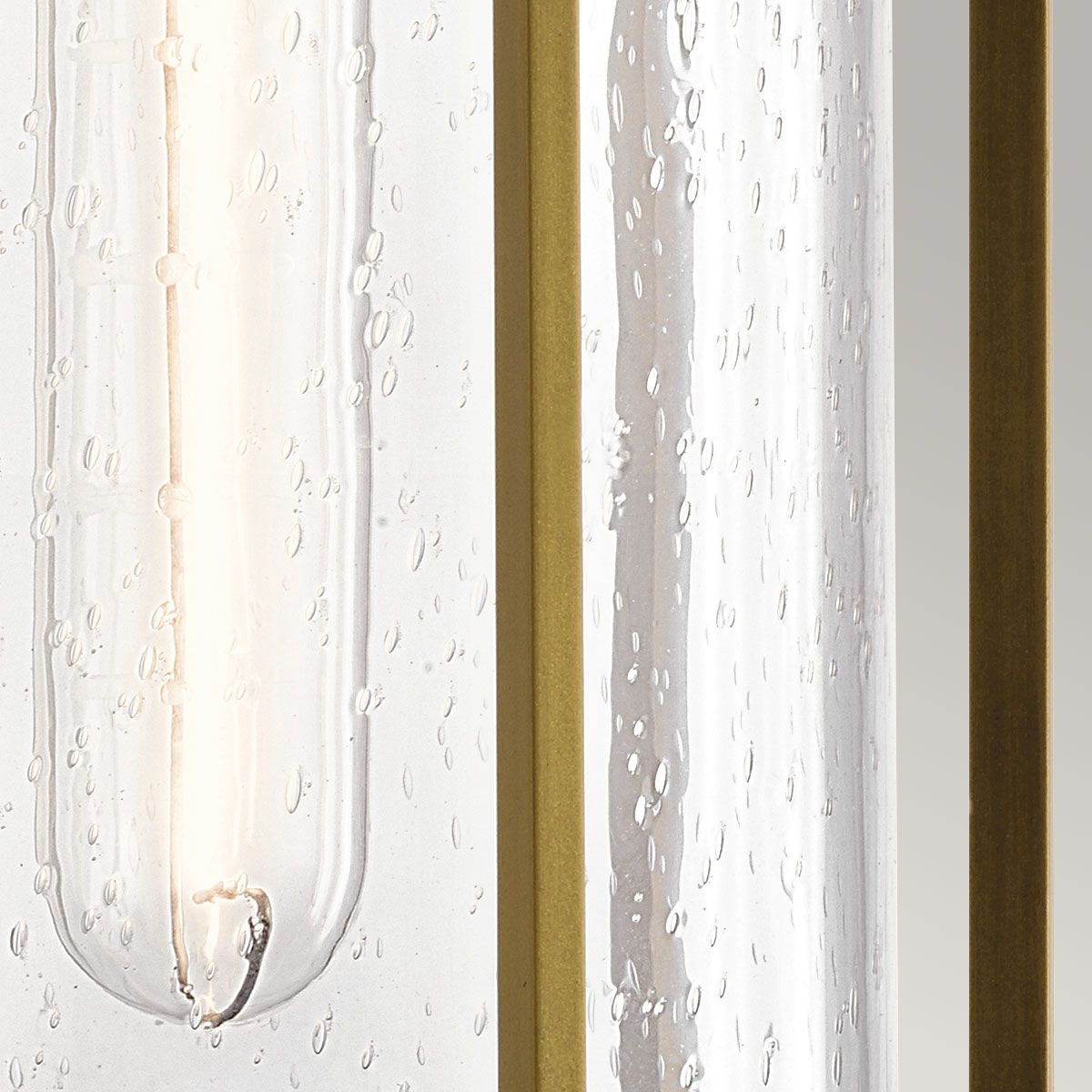 Camillo Medium Wall Lantern in Painted Natural Brass