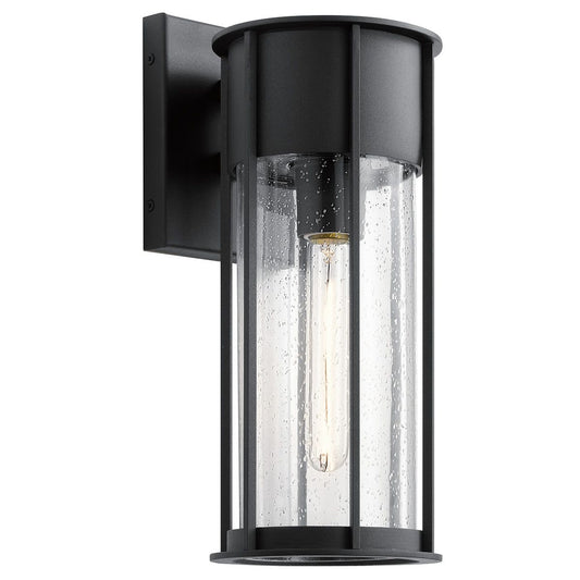 Camillo Medium Wall Lantern in Textured Black
