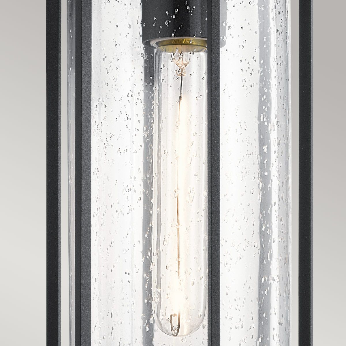 Camillo Outdoor Pendant in Textured Black