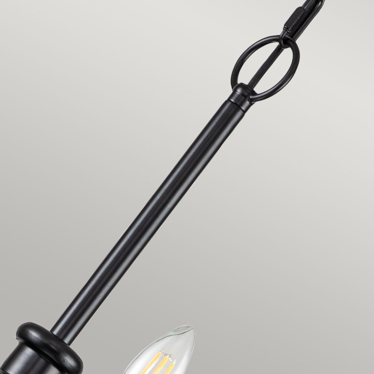 Capitol Hill Light Chandelier in Black